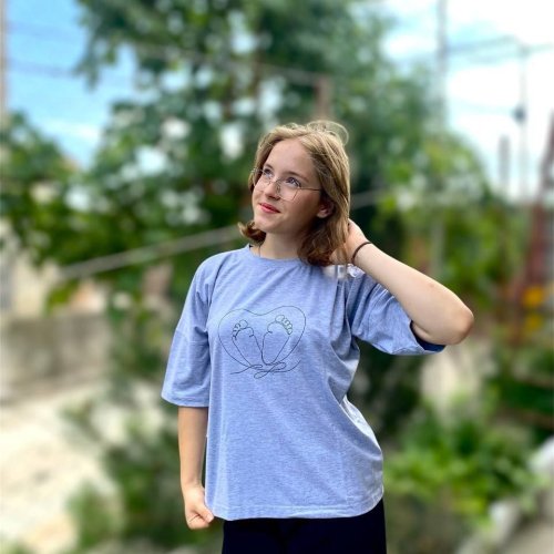 Футболка Mary Brand (44-50) 523 grey (лето) Mary Brand 523 grey