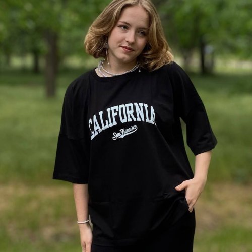 Футболка Mary Brand (44-50) 528 black (лето) Mary Brand 528 black