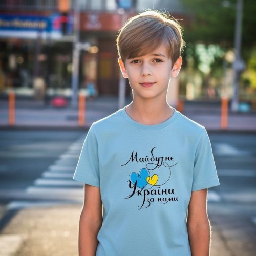 Футболка Mary Brand (134-152) 800 l.blue (лето) Mary Brand 800 l.blue