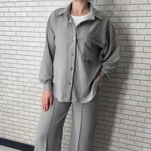 Костюм Valentina (42-52) 034-1 grey (деми) Valentina 034-1 grey