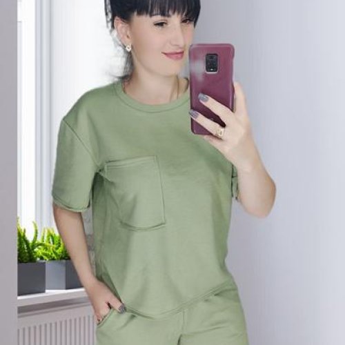 Костюм Valentina (42-50) 042 green (лето) Valentina 042 green