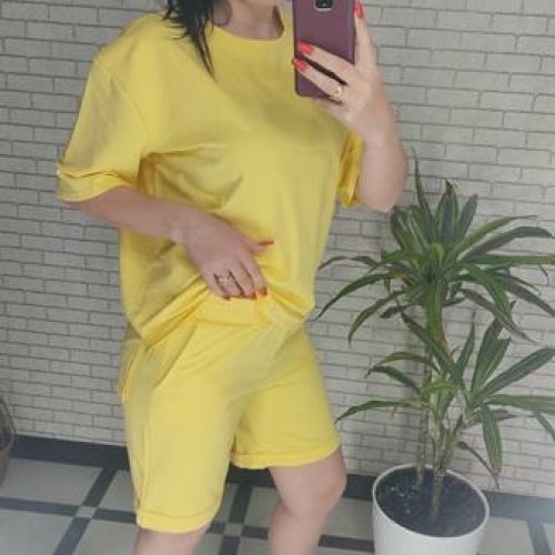 Костюм Valentina (48-56) 043-3 yellow (лето) Valentina 043-3 yellow