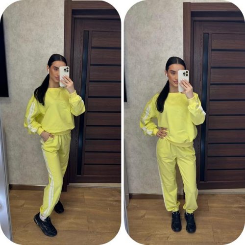 Костюм спорт Valentina (42-52) 110 yellow (деми) Valentina 110 yellow