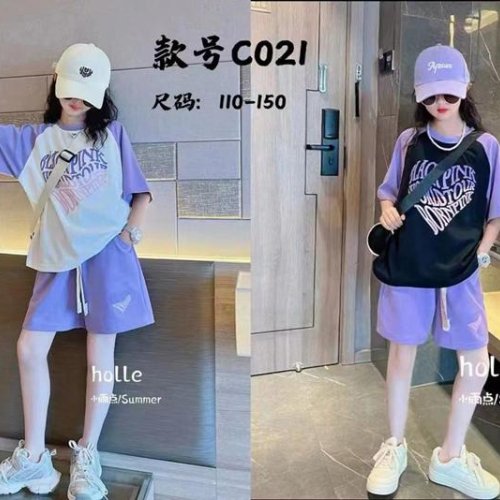 Костюм Фунтик (5-9) C021 lilac-black (лето) Фунтик C021 lilac-black