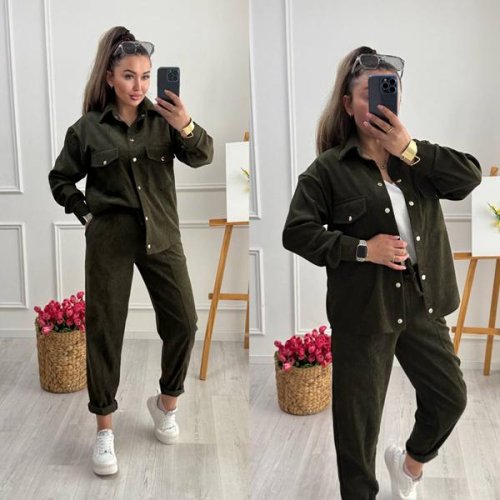 Костюм Alisa Brand (42-52) 1002 khaki (деми) Alisa Brand 1002 khaki