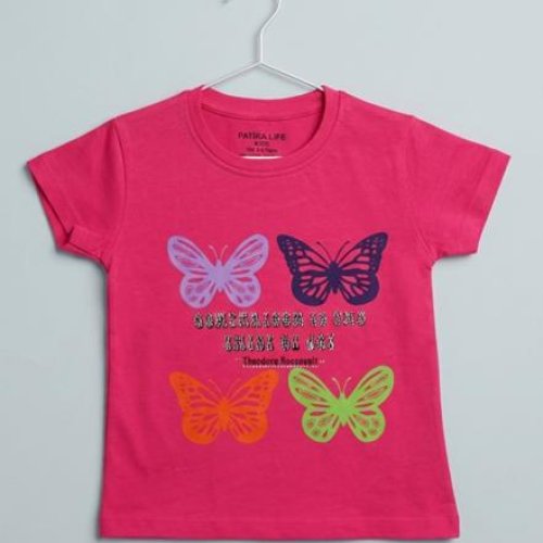 Футболка Dino (4-8) DN542 fuchsia (лето) Dino DN542 fuchsia