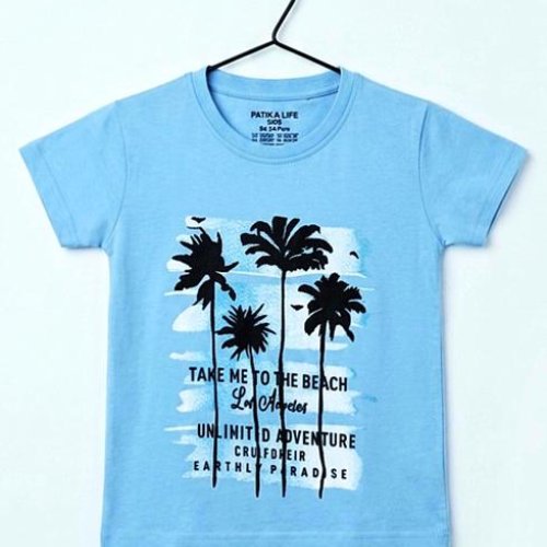 Футболка Dino (4-8) DN563 l.blue (лето) Dino DN563 l.blue