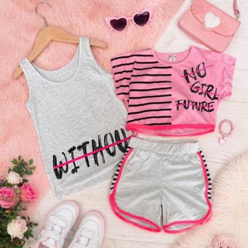 Костюм Major (9-12) 3134 pink (лето) Major 3134 pink