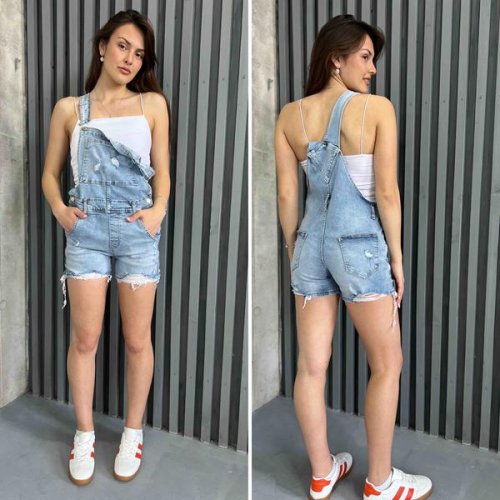 Комбинезон i8denim Women (34-42) TB131 l.blue (лето) i8denim Women TB131 l.blue