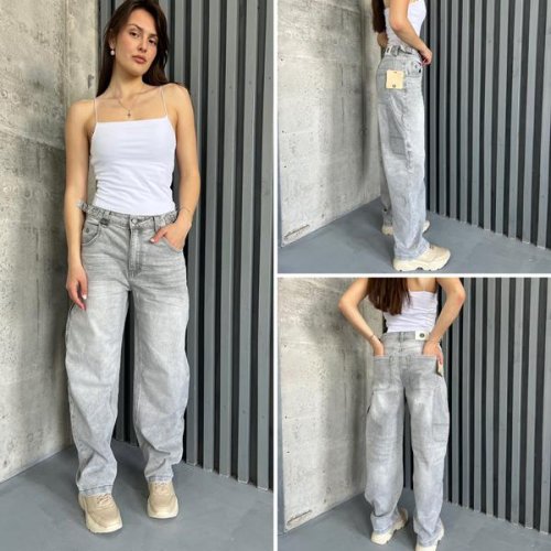 Джинсы i8denim Women (25-30) TB149 grey (деми) i8denim Women TB149 grey