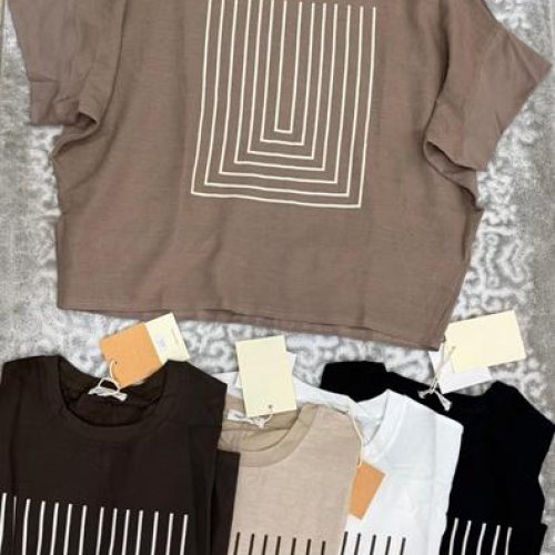 Футболка DIVO (one size) 6038 beige (лето) DIVO 6038 beige