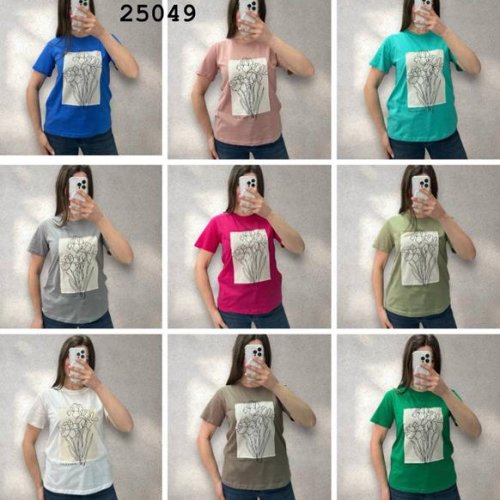 Футболка LeVisha (44-48) 25049 d.beige (лето) LeVisha 25049 d.beige