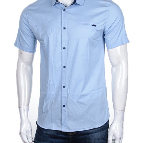 Рубашка CND2 (S-2XL) 4392-2107 blue (лето) CND2 4392-2107 blue