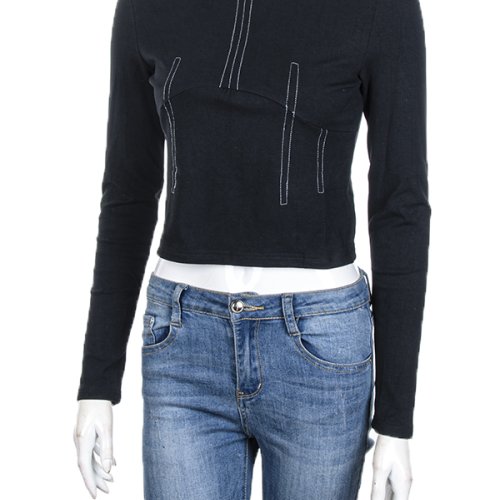 Кофта CND2 (S-XL) 4393-MT213 black (лето) CND2 4393-MT213 black