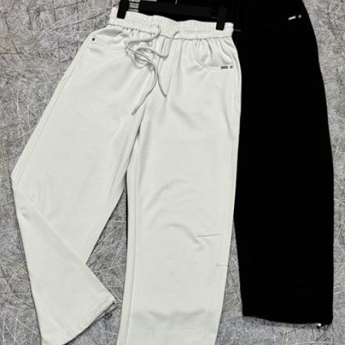 Штаны спорт DGMD (M-4XL) 26128 white (деми) DGMD 26128 white