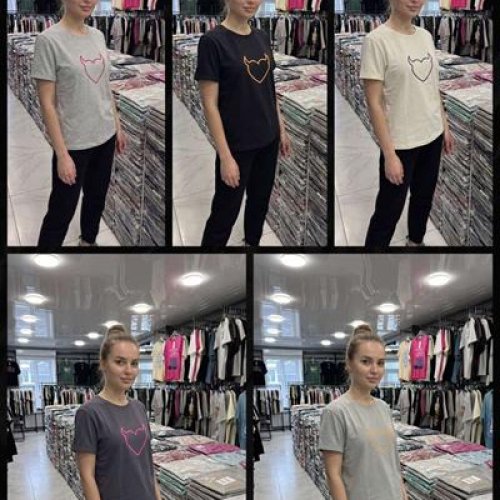 Футболка Imlion (46-54) 3420-2 black (лето) Imlion 3420-2 black