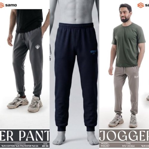 Штаны спорт Imlion (48-56) 8287 l.grey (деми) Imlion 8287 l.grey