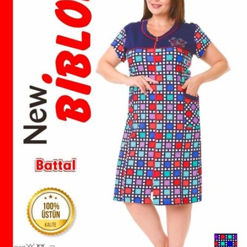 Халат Cotpark (7XL-9XL) 674-7162 blue (лето) Cotpark 674-7162 blue