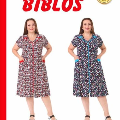 Халат Cotpark (7XL-9XL) 554-8093 red (лето) Cotpark 554-8093 red