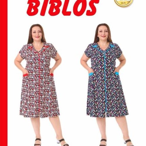 Халат Cotpark (7XL-9XL) 554-5285 blue (лето) Cotpark 554-5285 blue