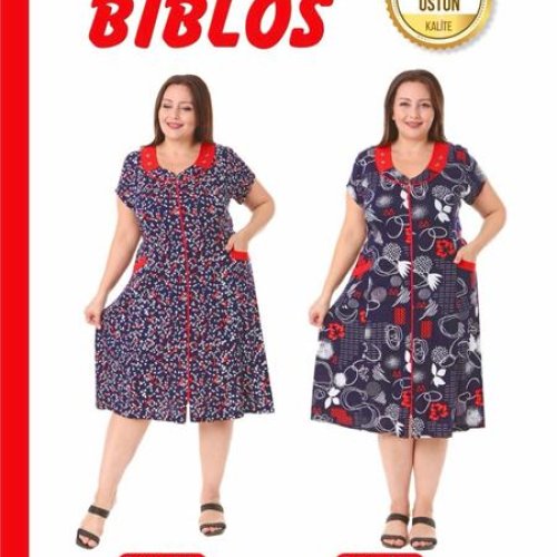 Халат Cotpark (3XL-6XL) 567-0111 navy (лето) Cotpark 567-0111 navy