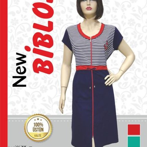 Халат Cotpark (2XL-6XL) 517-1381 navy (лето) Cotpark 517-1381 navy