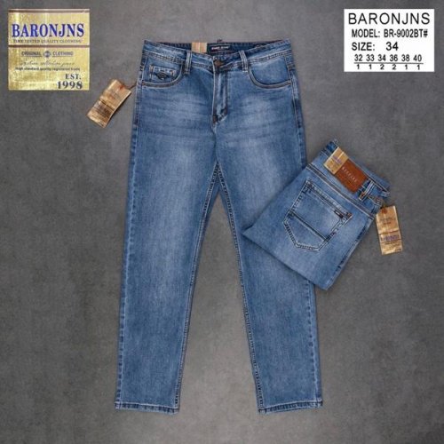 Джинсы God Baron (32-40) BR9002 blue (деми) God Baron BR9002 blue