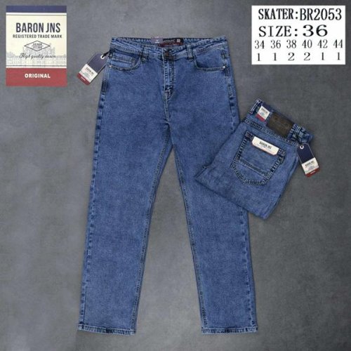 Джинсы God Baron (34-44) BR2053 blue (деми) God Baron BR2053 blue