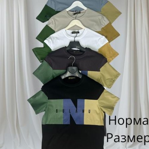 Футболка Hai (M-3XL) H1401 brown (лето) Hai H1401 brown