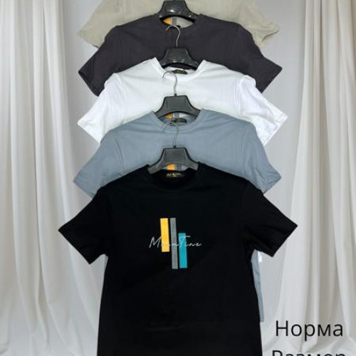 Футболка Hai (48-56) H1461 black (лето) Hai H1461 black