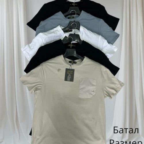 Футболка Hai (56-64) H1508 l.grey (лето) Hai H1508 l.grey