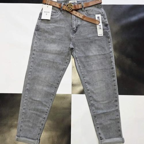 Джинсы Jeans Club (L-4XL) KF650-6 grey (деми) Jeans Club KF650-6 grey