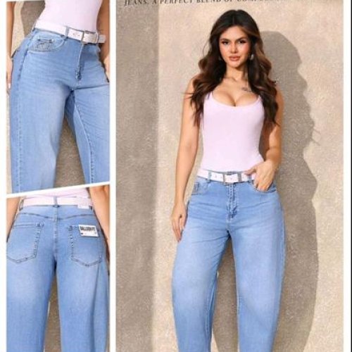 Джинсы Jeans Club (L-4XL) MK562-4B l.blue (деми) Jeans Club MK562-4B l.blue