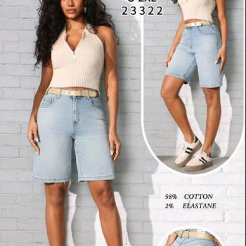 Шорты Jeans Club (S-2XL) G6373H l.blue (лето) Jeans Club G6373H l.blue