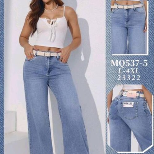 Джинсы Jeans Club (L-4XL) MQ537-5 blue (деми) Jeans Club MQ537-5 blue