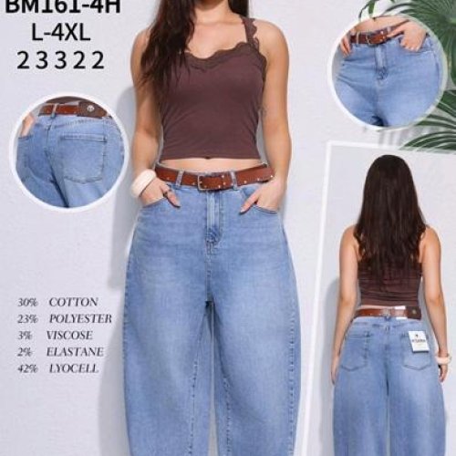 Джинсы Jeans Club (L-4XL) BM161-4H blue (деми) Jeans Club BM161-4H blue