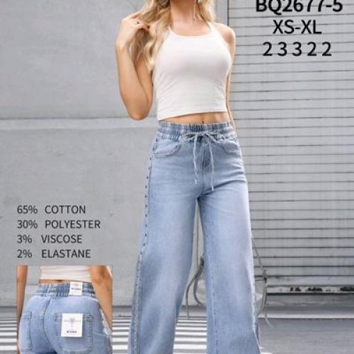 Джинсы Jeans Club (XS-XL) BQ2677-5 l.blue (деми) Jeans Club BQ2677-5 l.blue