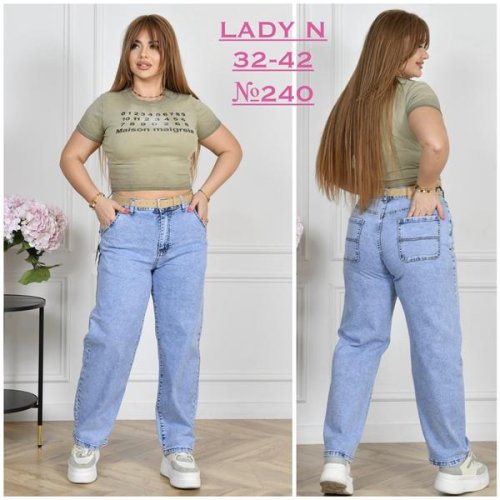 Джинсы Jeans Club (32-42) 240 blue (деми) Jeans Club 240 blue