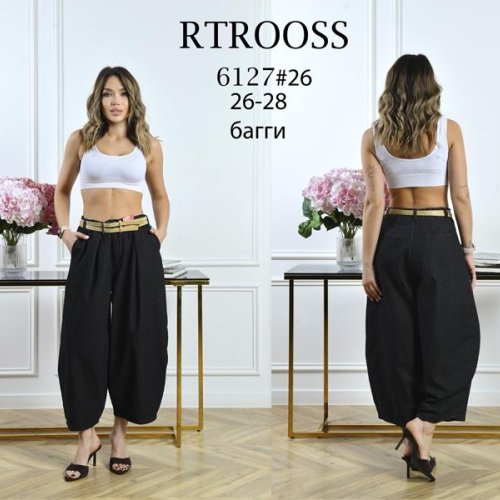 Джинсы Jeans Club (26-28) 6127 black (деми) Jeans Club 6127 black