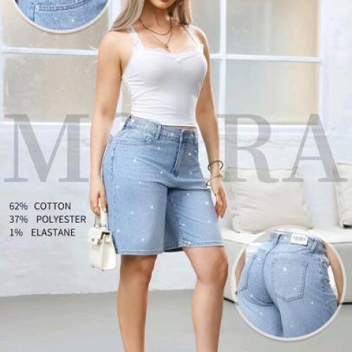 Шорты Jeans Club (L-4XL) QR2088 l.blue (лето) Jeans Club QR2088 l.blue
