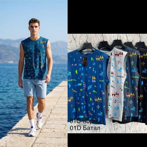 Майка Lina (6XL-8XL) 01D mix (лето) Lina 01D mix