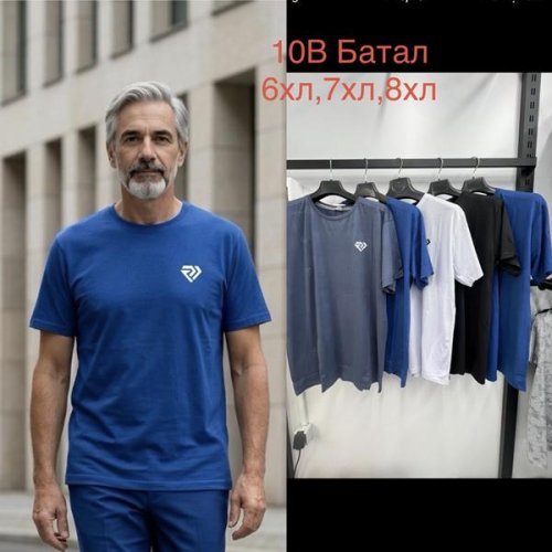 Футболка Lina (6XL-8XL) 10B mix (лето) Lina 10B mix