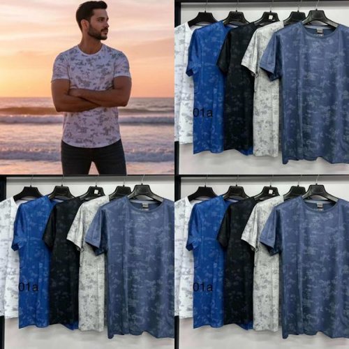 Футболка Lina (6XL-8XL) 01B mix (лето) Lina 01B mix