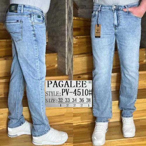 Джинсы Pagalee (32-38) PV4510 l.blue (деми) Pagalee PV4510 l.blue