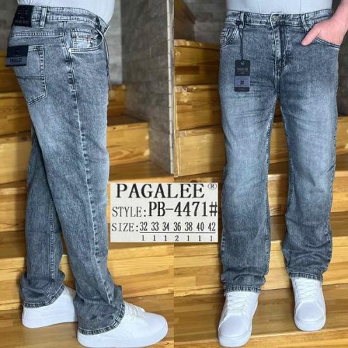 Джинсы Pagalee (32-42) PB4471 grey (деми) Pagalee PB4471 grey