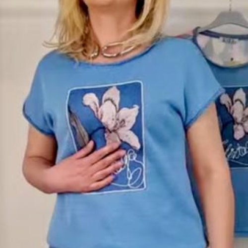 Футболка LIDA (50-60) 1627 l.blue (лето) LIDA 1627 l.blue