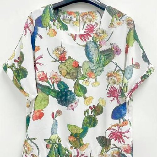 Футболка LIDA (52-62) 6402 white-green (лето) LIDA 6402 white-green