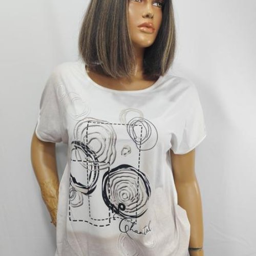 Футболка LIDA (52-62) 6421 white (лето) LIDA 6421 white