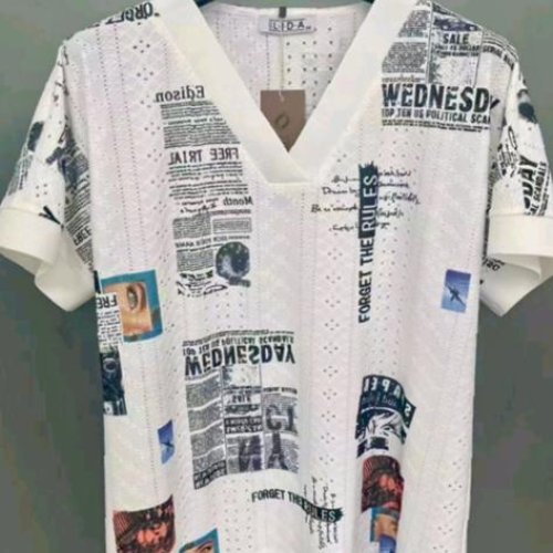 Футболка LIDA (52-62) 2750 white (лето) LIDA 2750 white