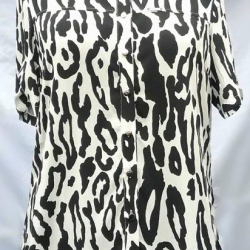 Рубашка LIDA (52-62) 1497 black-white (лето) LIDA 1497 black-white